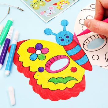 Cartoon Animal DIY Graffiti Art Crafts Mask
