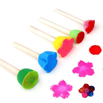 Children DIY Graffiti Sponge Brush Set