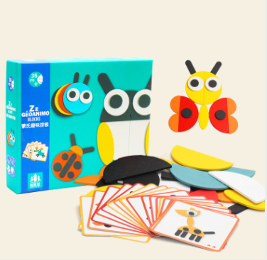 Montessori Learning Creative Wooden Animal Puzzle