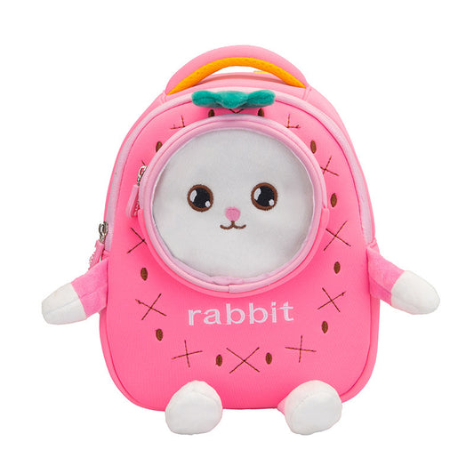 New Korean Cartoon Schoolbag For Kindergarten 1-3-6 Years Old Anti-lost