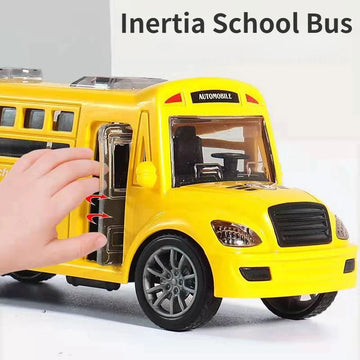 School Bus Children's Toy with Opening Doors