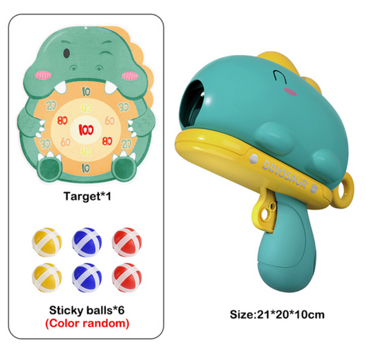 Dinosaur Sticky Ball Gun Throw Ball Board Games