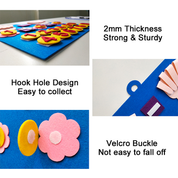 Felt Finger Numbers Math Toy