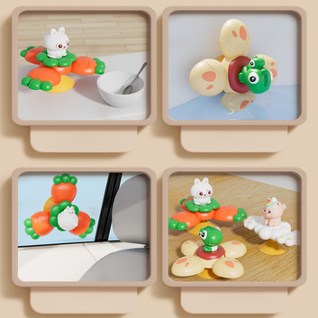 Funny Bathing Sucker Spinner For Kids