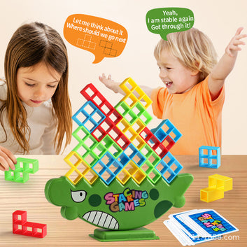 HOT Stacking Blocks Tetra Tower Balance Game