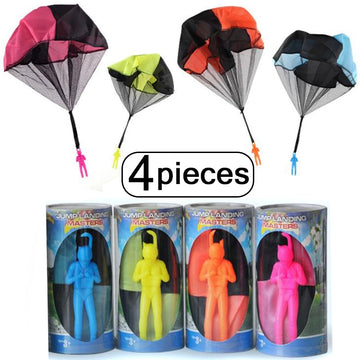 Hand Throwing Mini Soldier Parachute Funny Toy