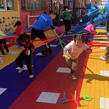 Hopscotch Tug Of War Rope Kids