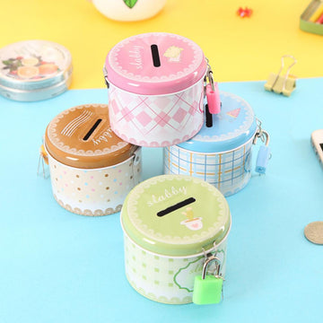 House shape coin safe storage box
