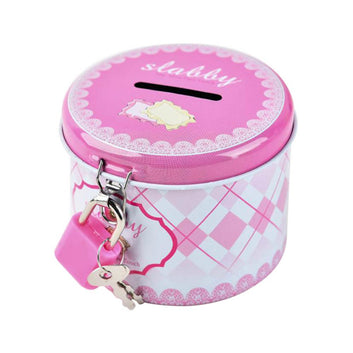 House shape coin safe storage box