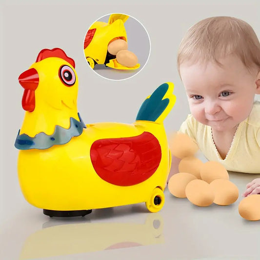 Kids Electric Hen Laying Eggs Walking Toy