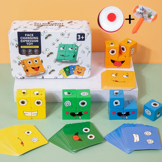 Kids Face Change Cube Game