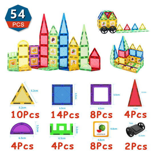 Romboss Magnetic Designer Construction Set Plastic Magnetic Sheet Construction Building Puzzle