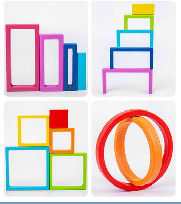 Montessori Rainbow Nesting Stacking Toys