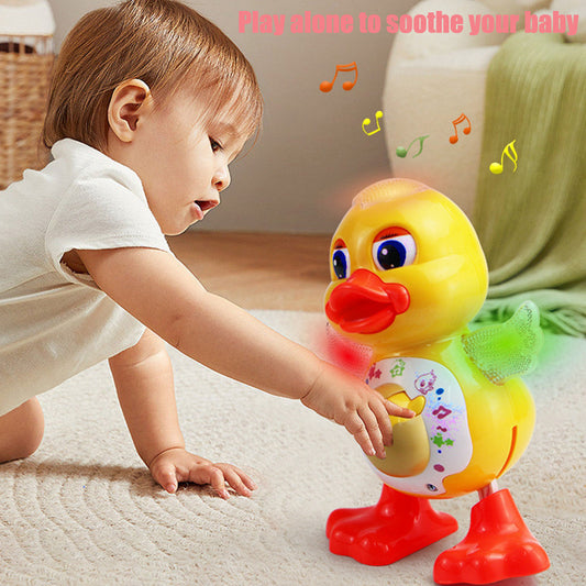 Electric Dancing Duck Funny Blink Eyes