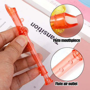 Colorful Plastic Six-hole Recorder Musical Instrumen