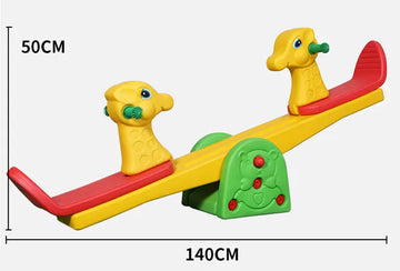 Playground Kindergarten Cartoon Animal Seesaw