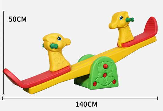Playground Kindergarten Cartoon Animal Seesaw