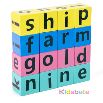 Product type Montessori Letter Spelling Block For Kids
