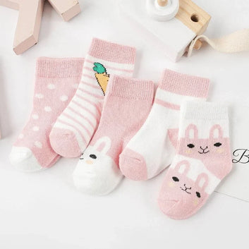 Pure Cotton Animal Design Socks For Infant