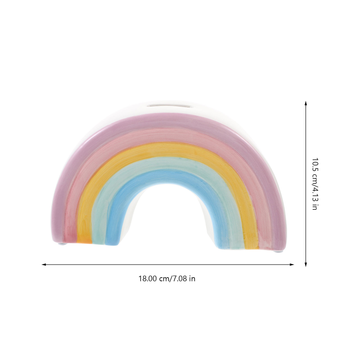 Rainbow Piggy Money Storage Bank Box