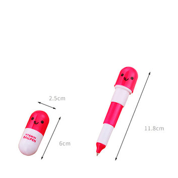 Retractable Pill Pens Kids Party Supplies set