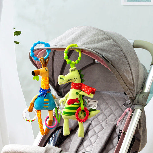 Soft Giraffe Infant Crib Bed Stroller Spiral for Newborns