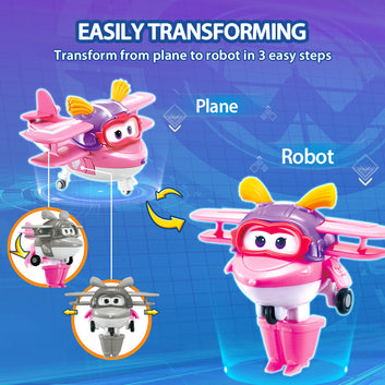 Super Wings Mini Transforming Ellie Robot