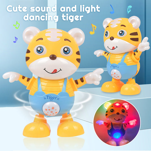 Dancing Electric Cartoon Cute Small Yellow Tiger Doll
