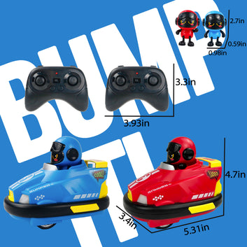 RC Toy 2.4G Bumper Car with Pop-up Doll