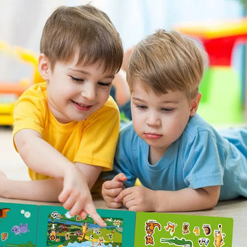 Children Scene Stickers Puzzle Sticker Books