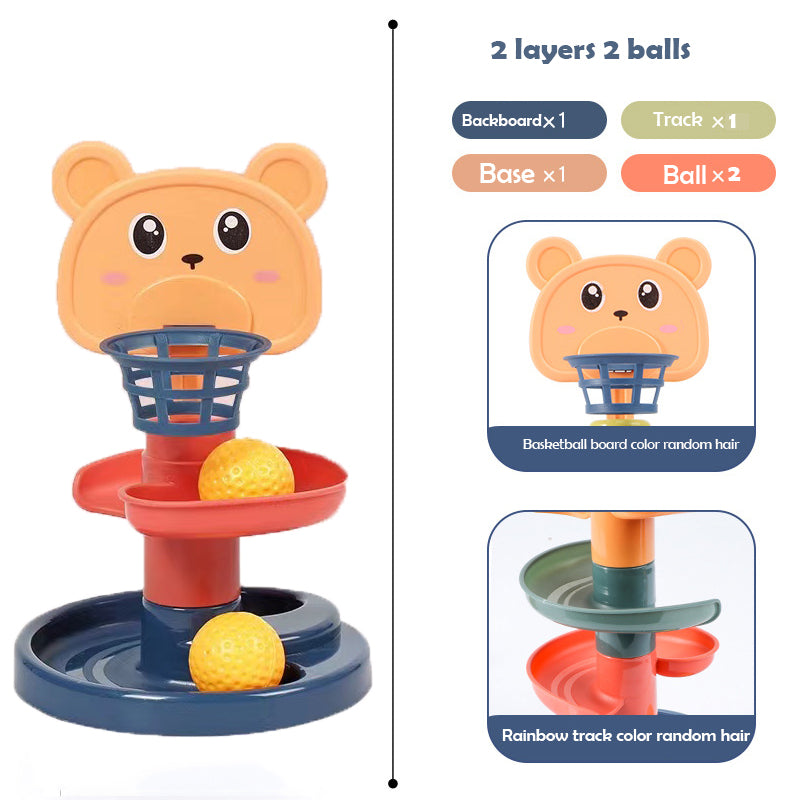 Tack Rolig Track Rolling Ball Pile Tower Early
