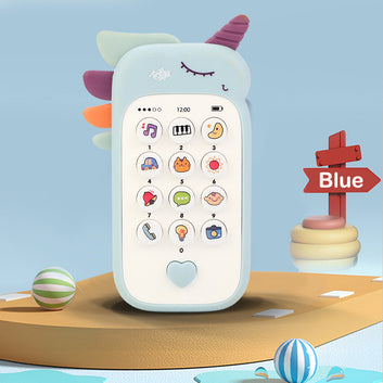 Toy Phone - Baby Phone Toys Cute Telephone Teether Musical Voice Toy Early Educational Learning Machine Electronic Children Cellphone Gifts